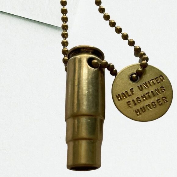Half United Artisan Made Fighting Hunger Bullet Necklace - Picture 9 of 14
